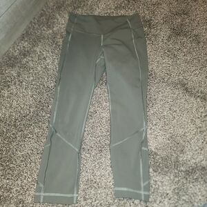 lululemon athletica Olive Green High-Rise Leggings 23 Inch